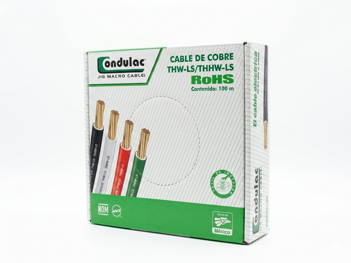 CABLE THW-LS CALIBRE 10 CONDULAC NEGRO – 100 METROS