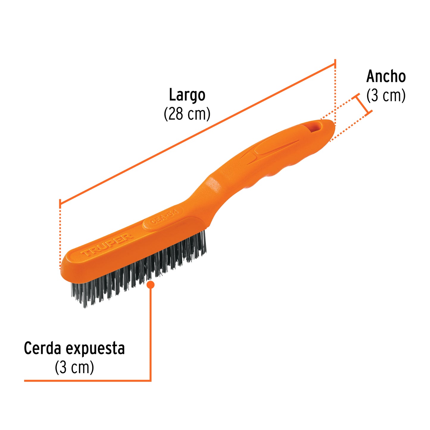 11559 CEPILLO DE ALAMBRE 64 PINCELES TRUPER