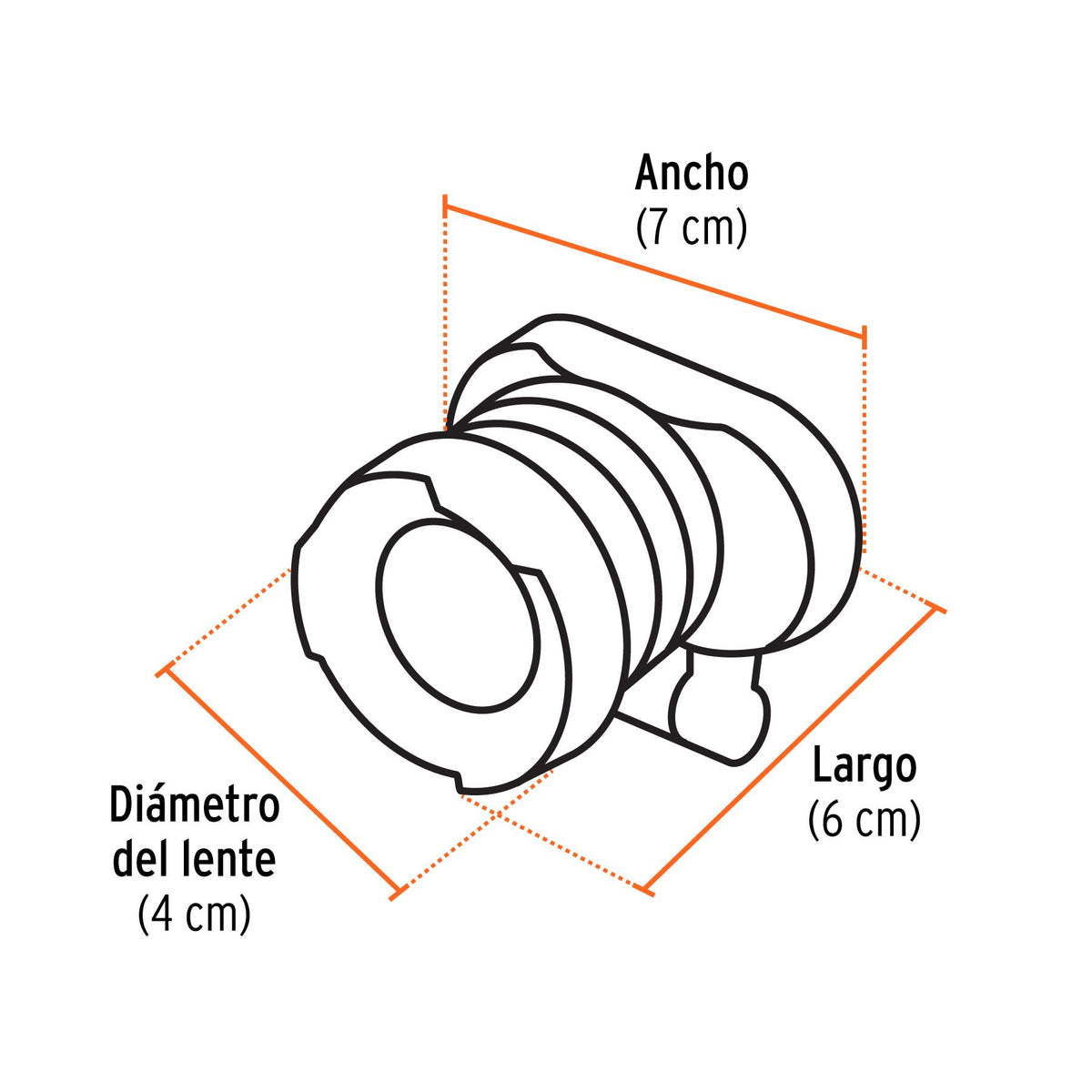 Linterna De Cabeza Recargable 80 Lúmenes Led Ajustable
