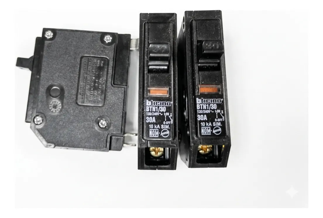 Pack 3 Interruptores Termomagnéticos 30a 1p 10ka Enchufables