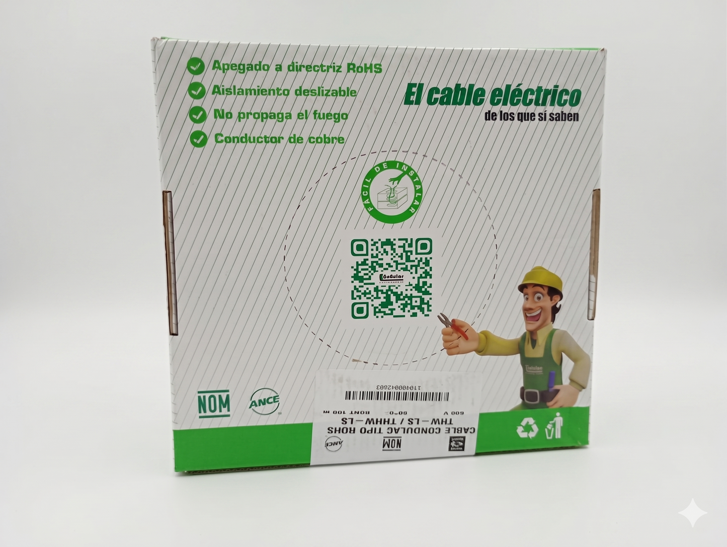 CABLE THW-LS CAL. 10 CONDULAC VERDE