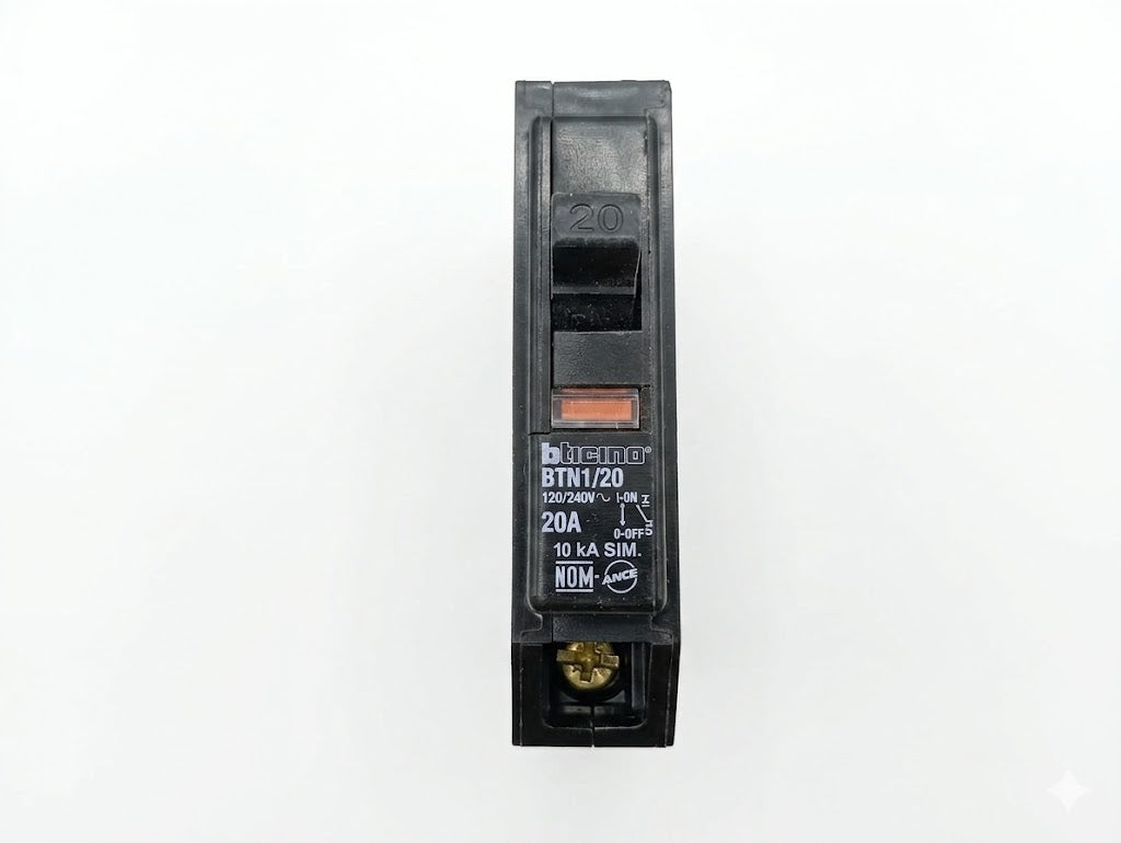 Interruptor Termico 10a 120v Bticino Btn1/10 Negro
