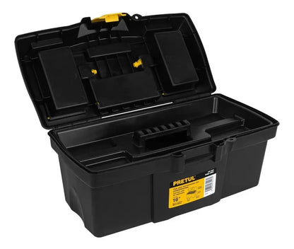 Caja para herramienta de 16" con compartimentos Pretul CHP-16CP