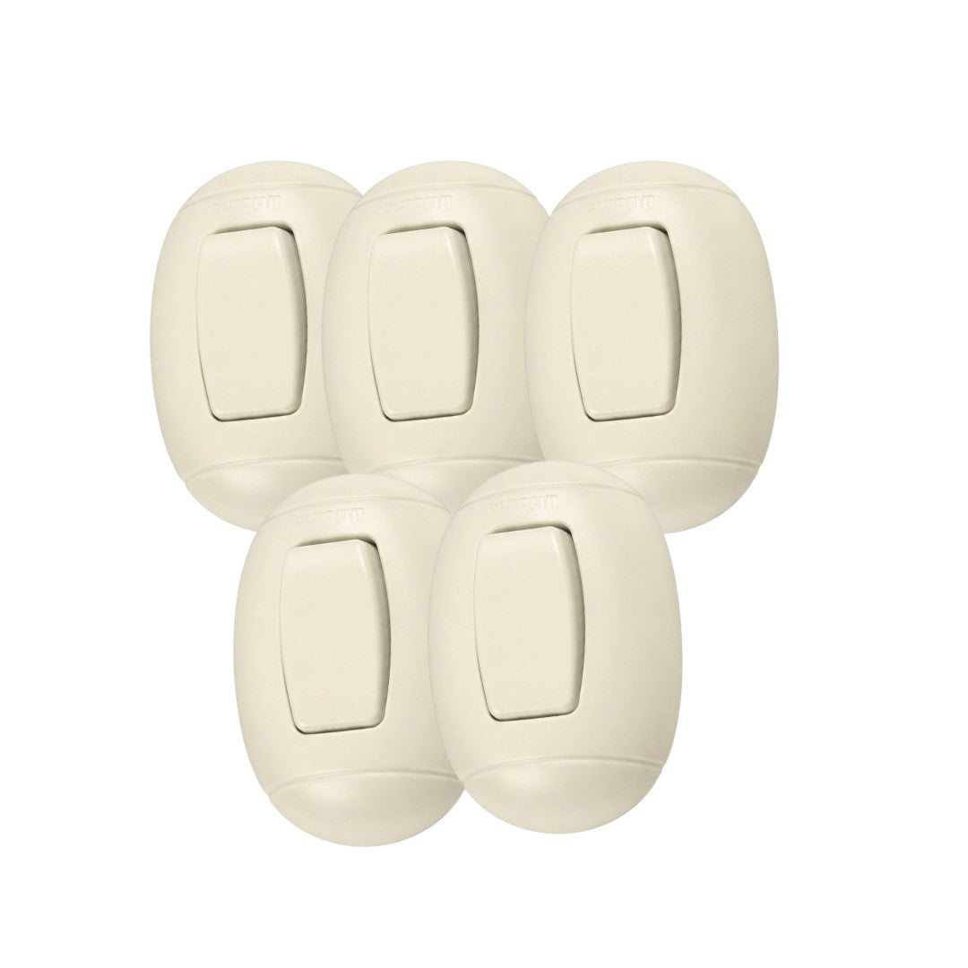 Apagador Sencillo Oval P52 Visible Pack 5