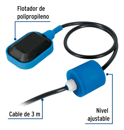Electronivel Flotador Electrico Para Tinaco/cisterna 3m