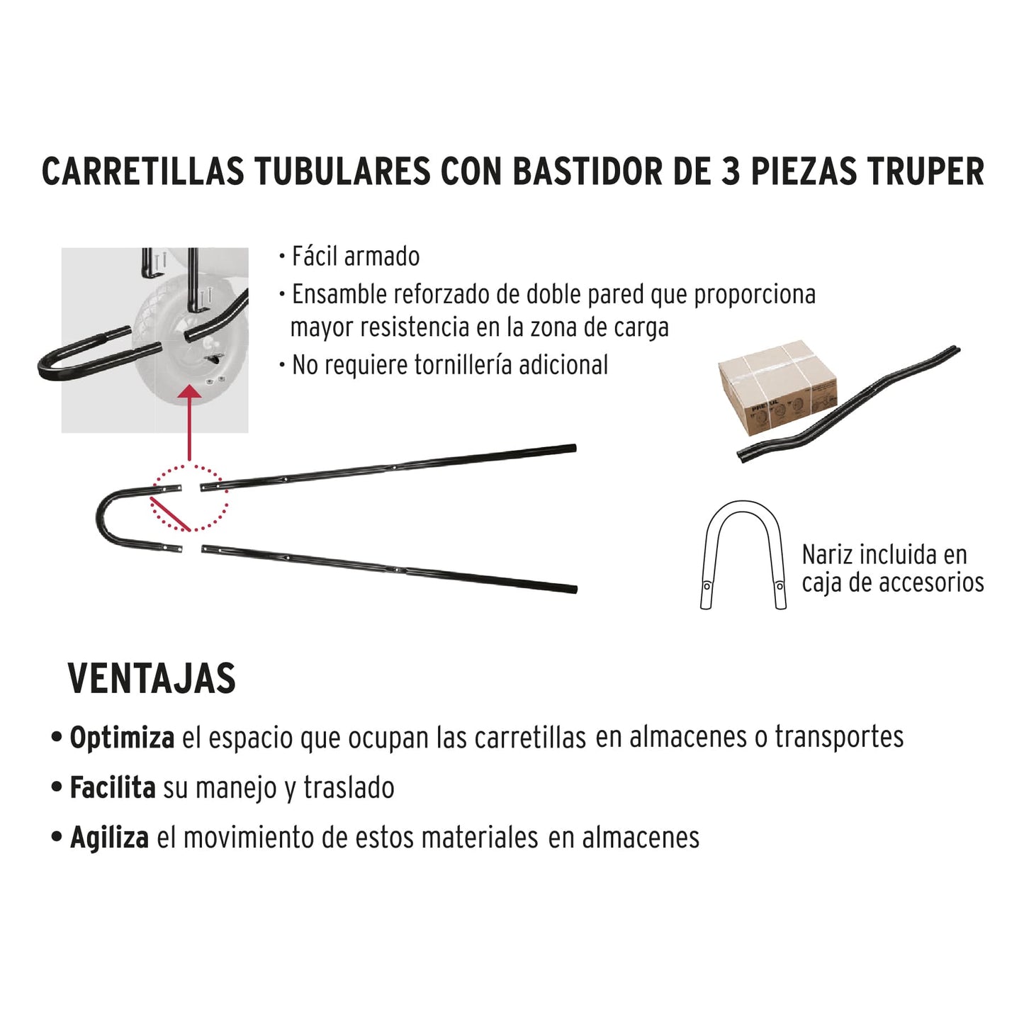 11740 CARRETILLA NARANJA 65 LT.CAT-45ND