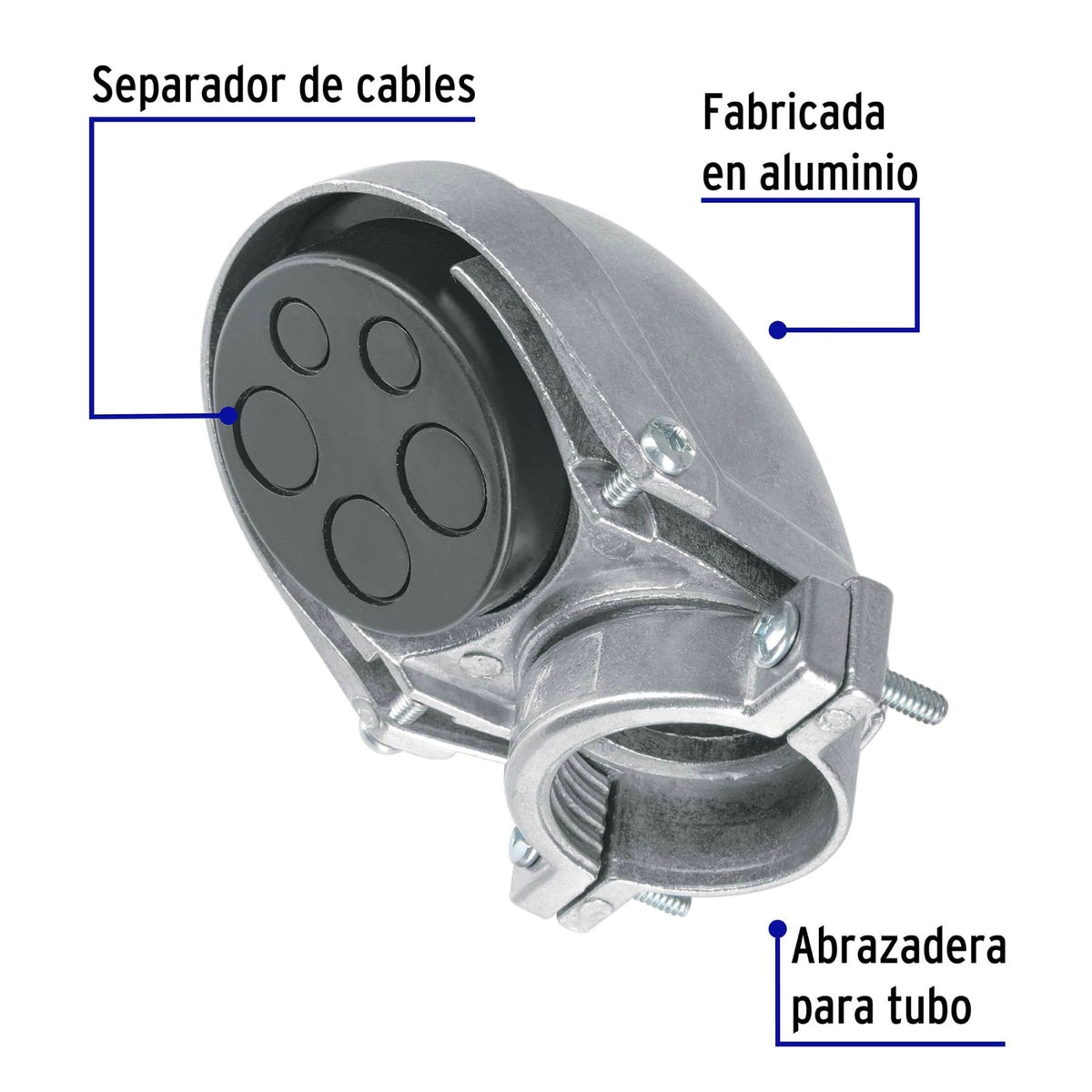 Kit de 5 Mufas de Aluminio para Acometida Eléctrica