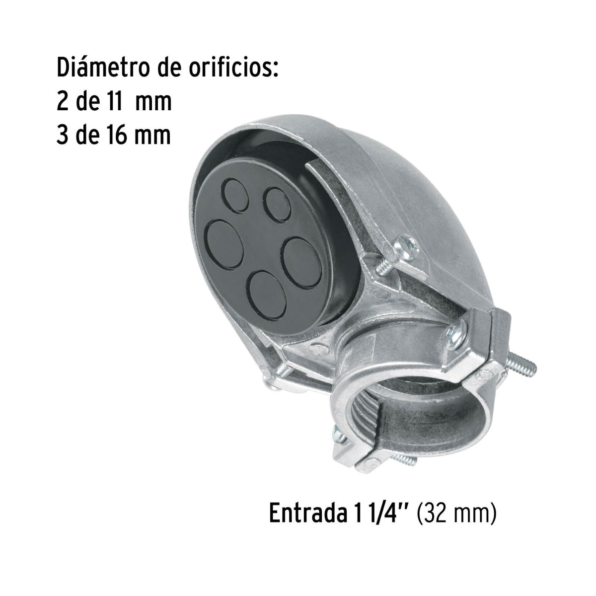 Kit de 5 Mufas de Aluminio para Acometida Eléctrica