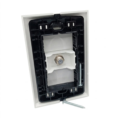 Pack 3  placas con toma de TV Forza FZA691.