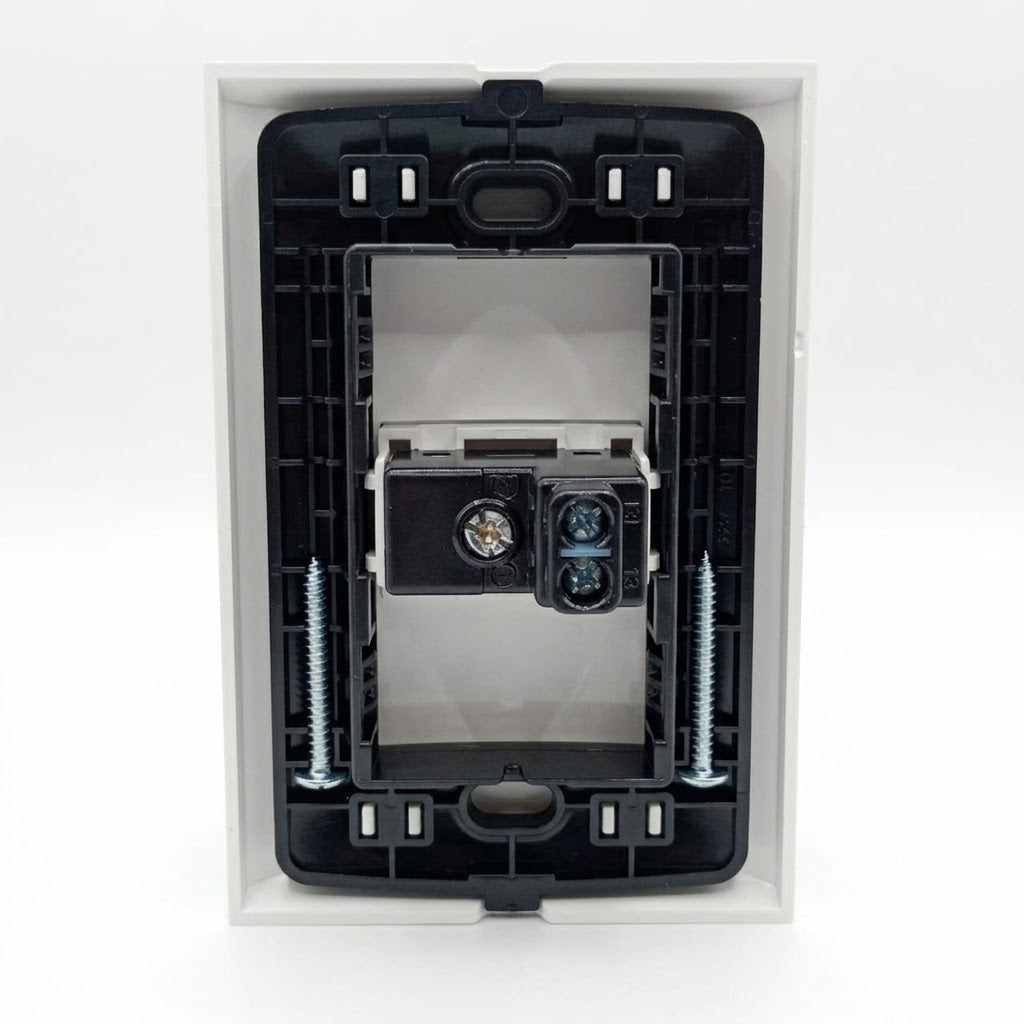 Pack 3 Placas Forza FZA471 Con Zumbador Blanco 127V