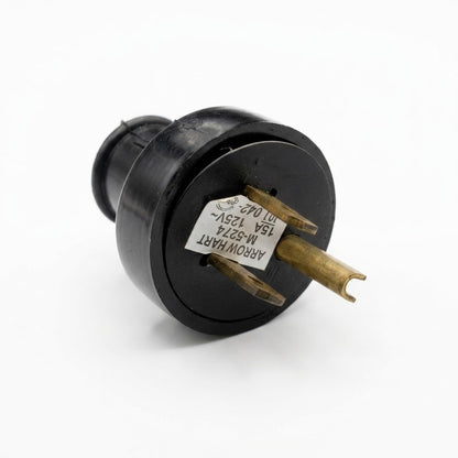 Clavija De Hule M-5274 Arrow Hart 15A 125V Negra