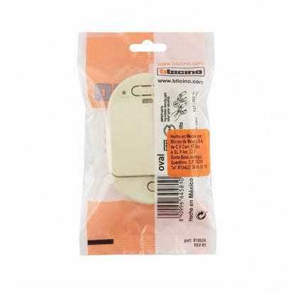 Apagador Sencillo Oval P52 Visible Pack 5