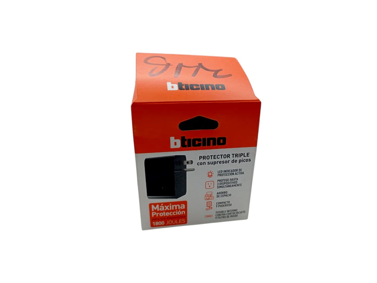 Supresor De Picos Bticino Power 3 Negro