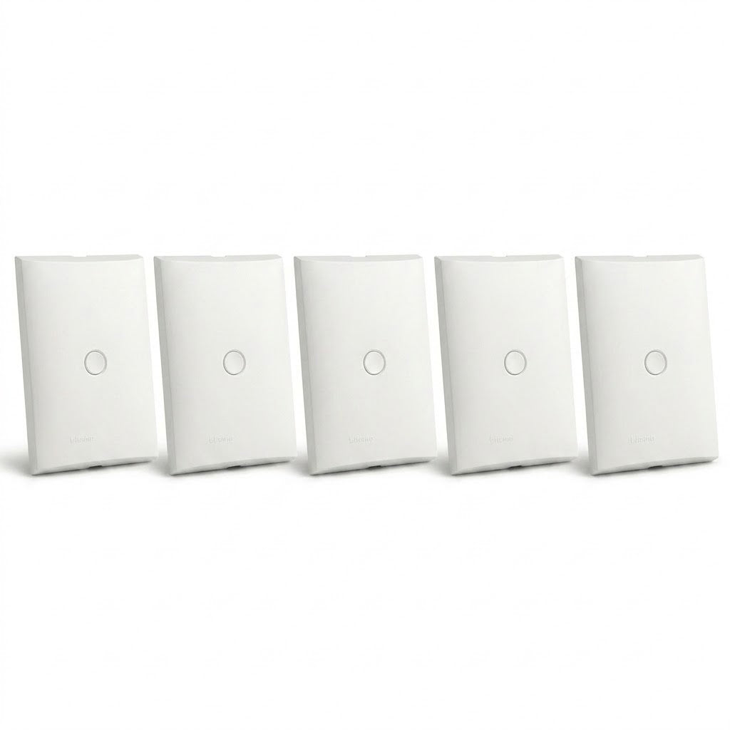 Pack 5 Placa Ciega Blanco Bticino Forza Fza90