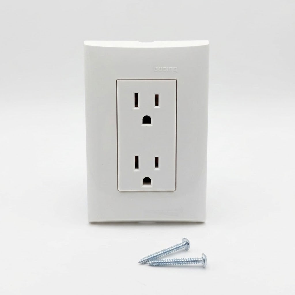 Pack 5 Contacto Dúplex Forza FZA68SS 15A Blanco
