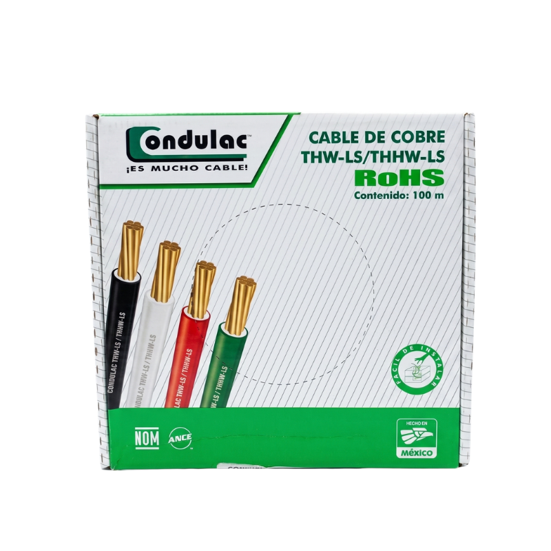CABLE THW-LS CAL. 10 CONDULAC NEGRO