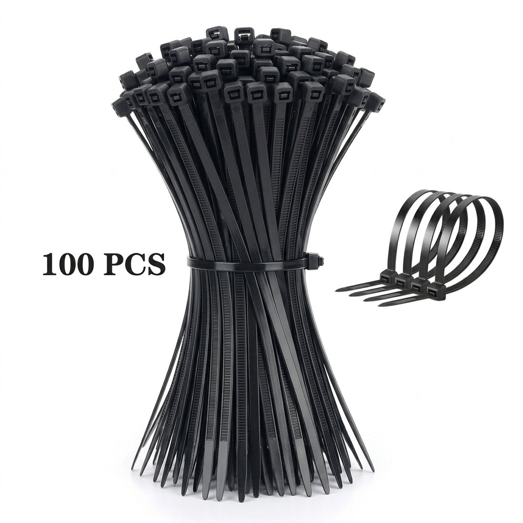 Pack 100 Cinchos Plasticos voltek  Negros 40  Cin-5040n