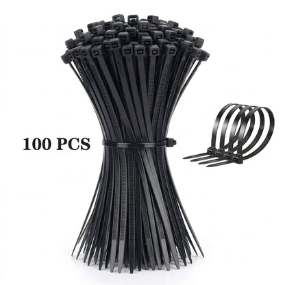 Pack 100 Cinchos Plasticos voltek  Negros 40  Cin-5040n