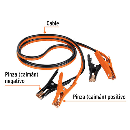Cable Pasa Corriente Truper 17543 3m 225A 8 AWG