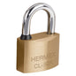 Candado Hermex 50 mm Latón Gancho Corto Llave Tetra 43421