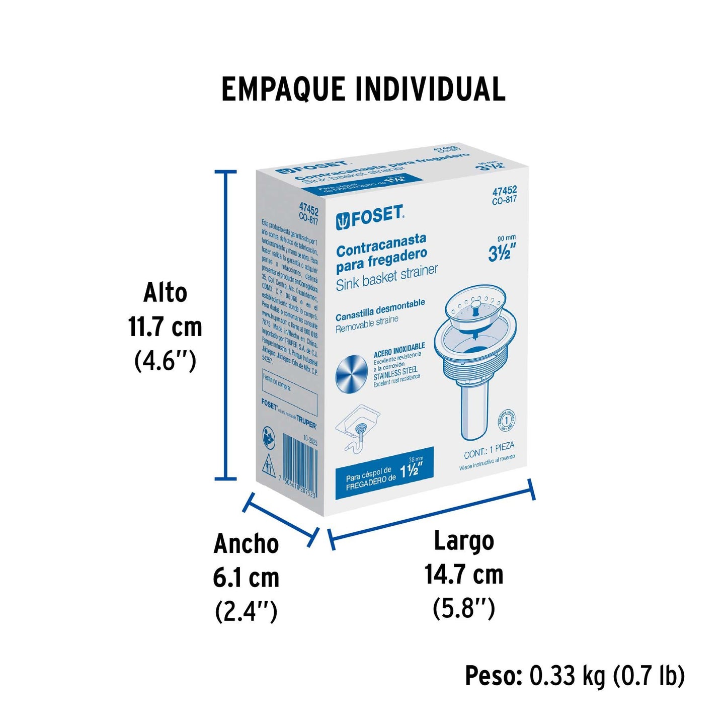 CONTRACANASTA 3-12 CO-813