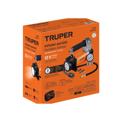 Compresor De Aire Truper COMP-12 12V Para Auto