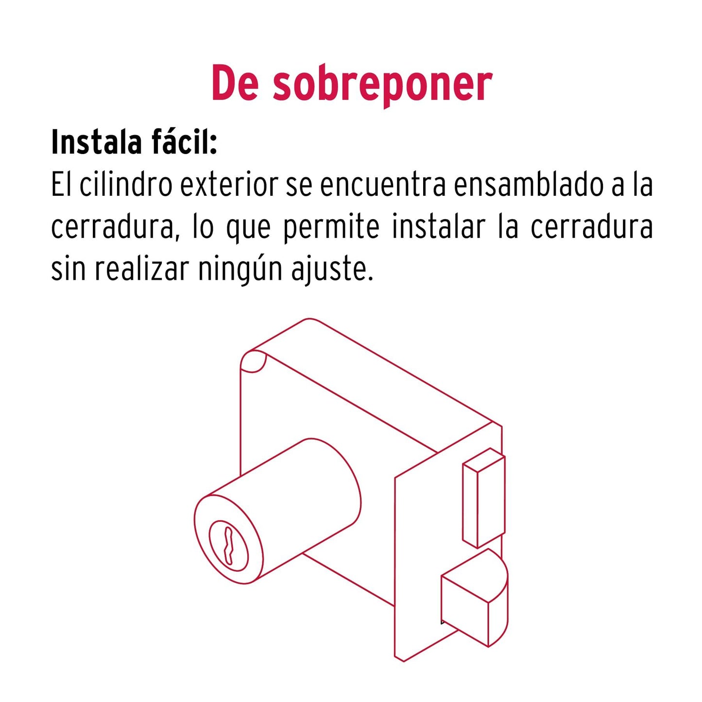 43575 CERRADURA SOBREPONER IZQ CS-75I