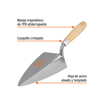 12991 CUCHARA PARA ALBAÑIL DE 9” TRUPER