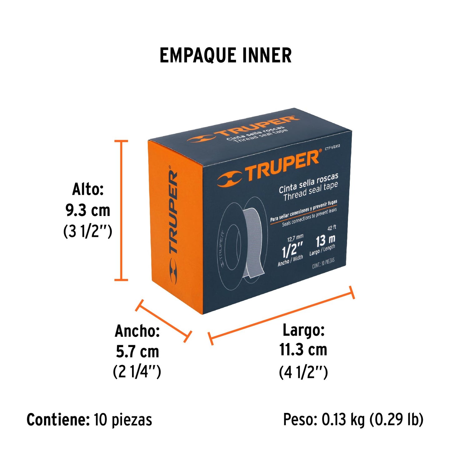 12512 CINTA TEFLON USO GRAL. CTF-12X13