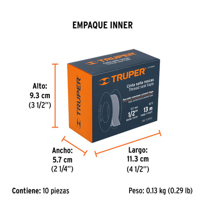 12512 CINTA TEFLON USO GRAL. CTF-12X13