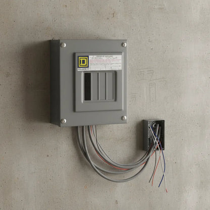 Centro De Carga De 4 Espacios Qod4s Schneider Sobreponer
