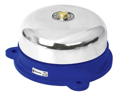 Timbre Industrial Tipo Campana 4 Pulgadas Cromado