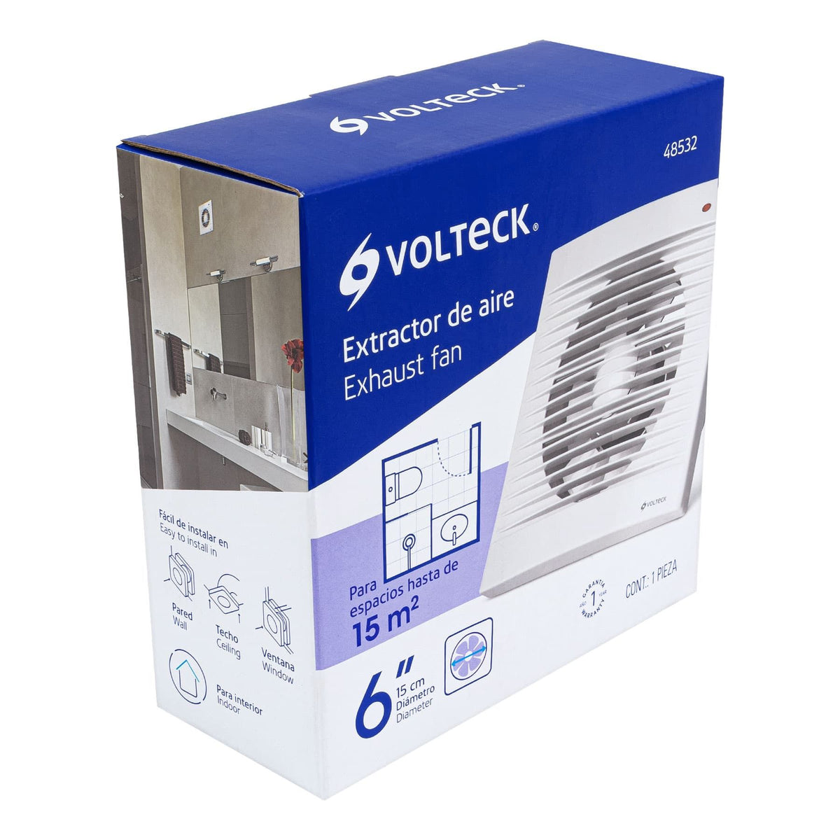 Extractor De Aire 6' Voltech 48532