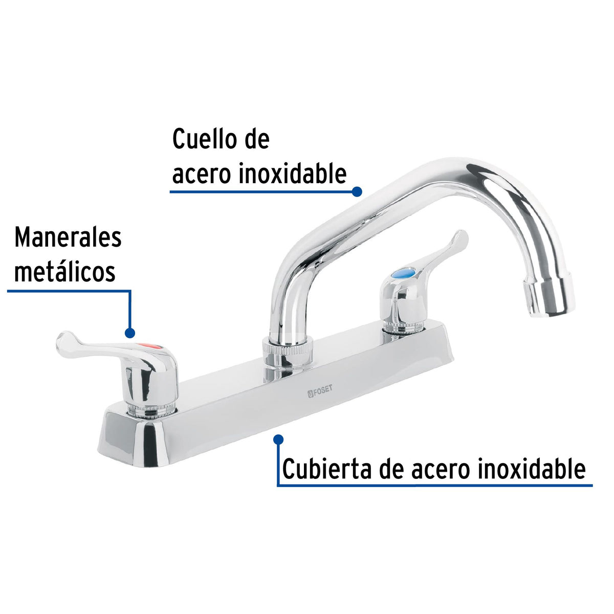 MEZCLADORA 8 PFREGADERO F-317P