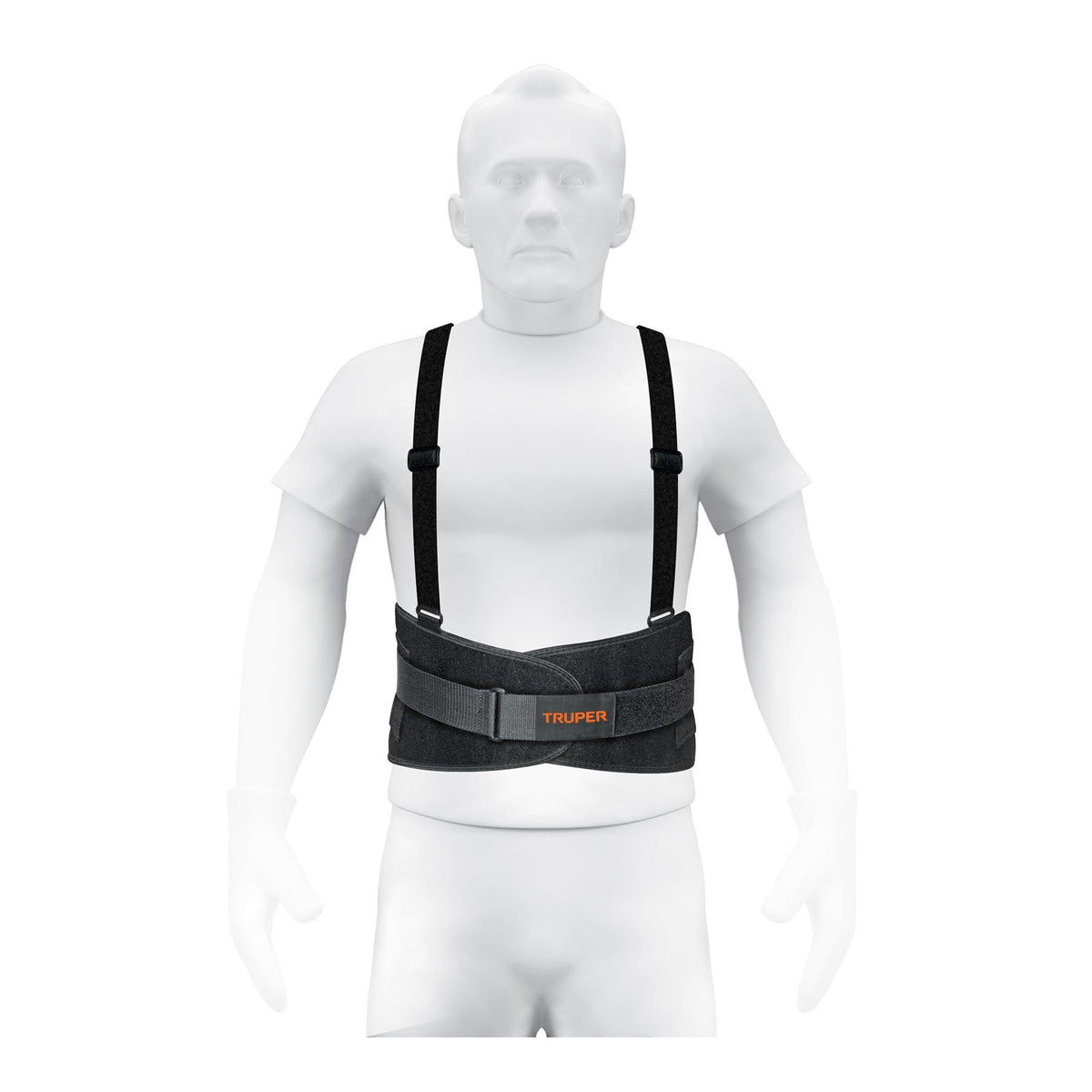Faja Lumbar Con Tercer Cinturón, Talla M, Truper Faja-mx Mediana