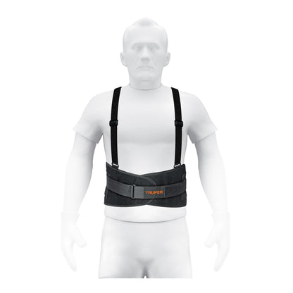 Faja Lumbar Con Tercer Cinturón, Talla M, Truper Faja-mx Mediana