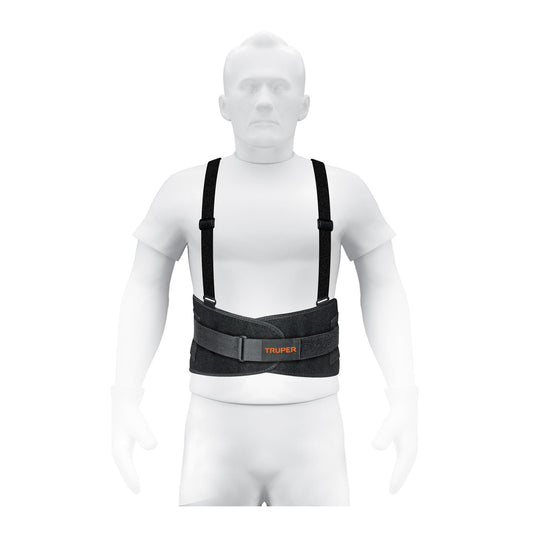 Faja Lumbar Con Tercer Cinturón, Talla M, Truper Faja-mx Mediana