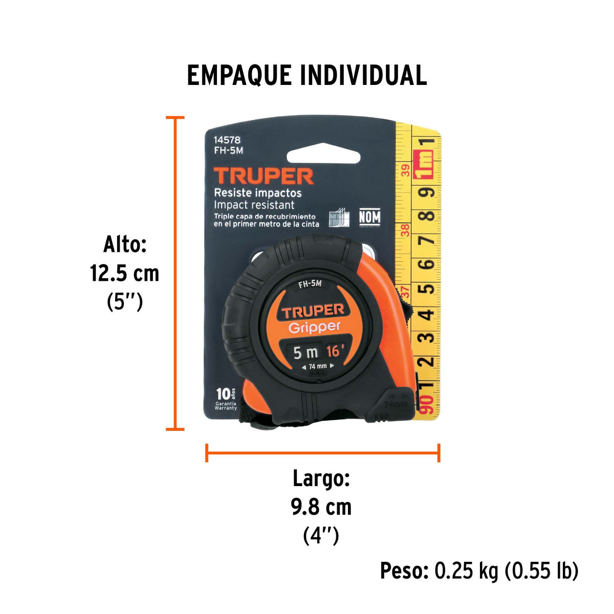 14578 FLEXOMETRO PRO-LOCK 5 MT FH-5M