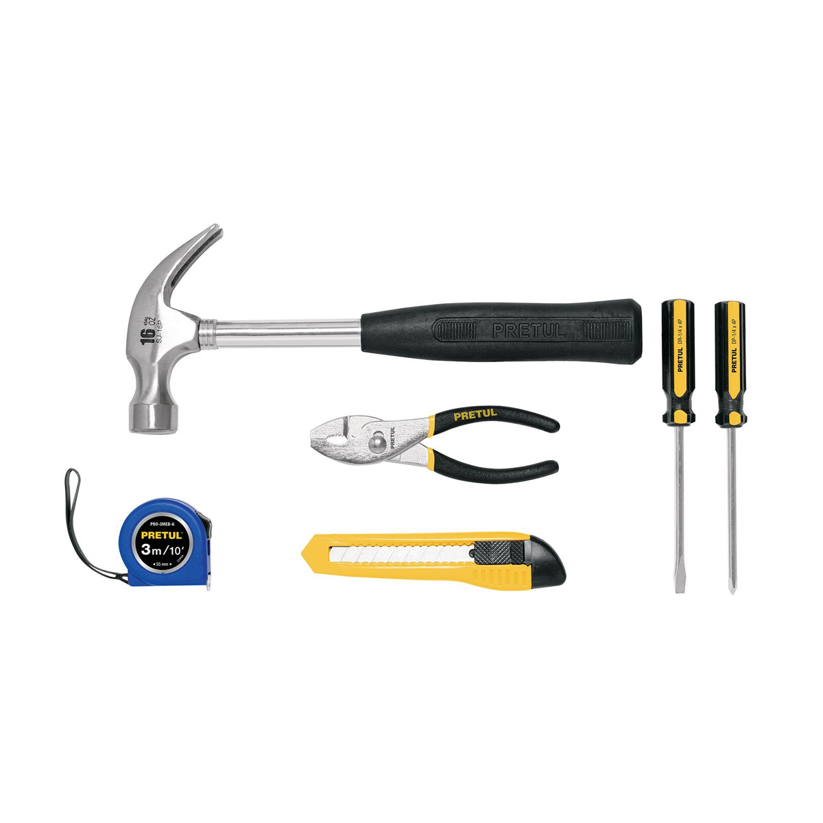 Kit De Herramientas Combinadas Pretul Jgo-cas6 De 6 Piezas Color Plateado