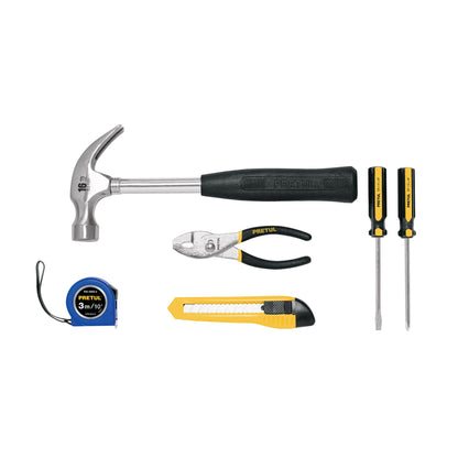 Kit De Herramientas Combinadas Pretul Jgo-cas6 De 6 Piezas Color Plateado
