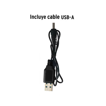 Linterna De Cabeza Recargable 80 Lúmenes Led Ajustable