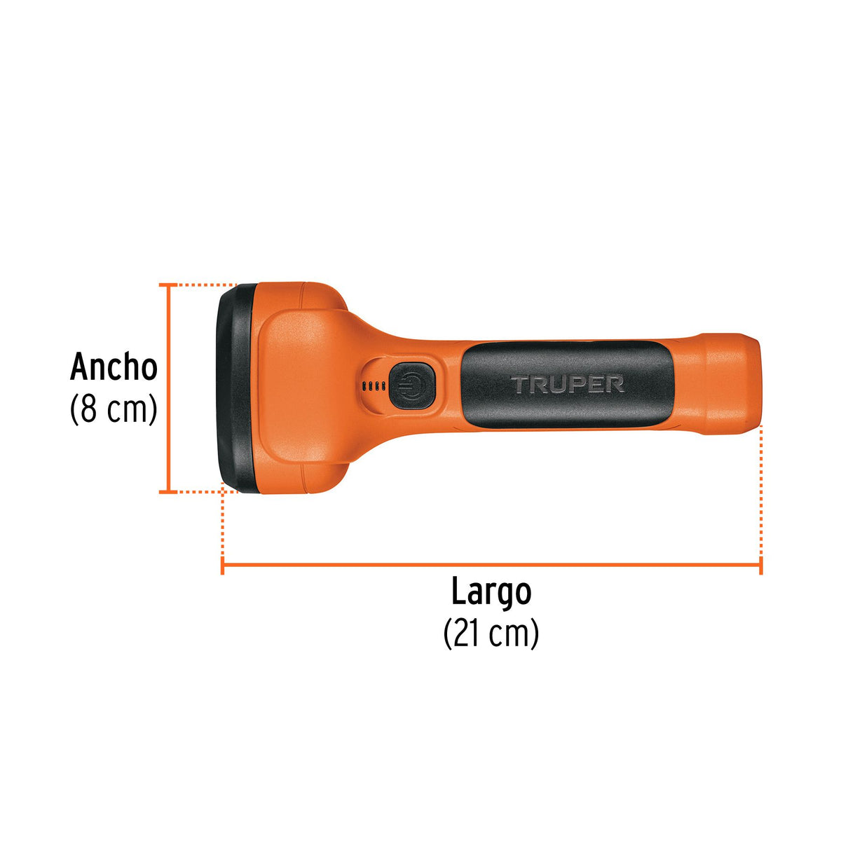 Linterna LED Recargable Truper 200 Lúmenes 19847