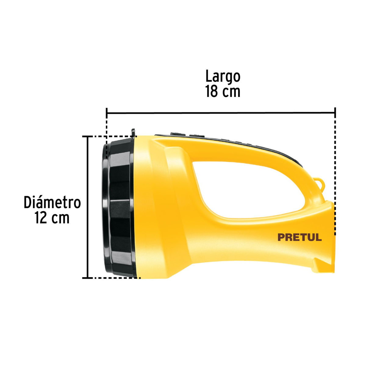 Linterna LED Recargable Pretul 145 Lúmenes 24091