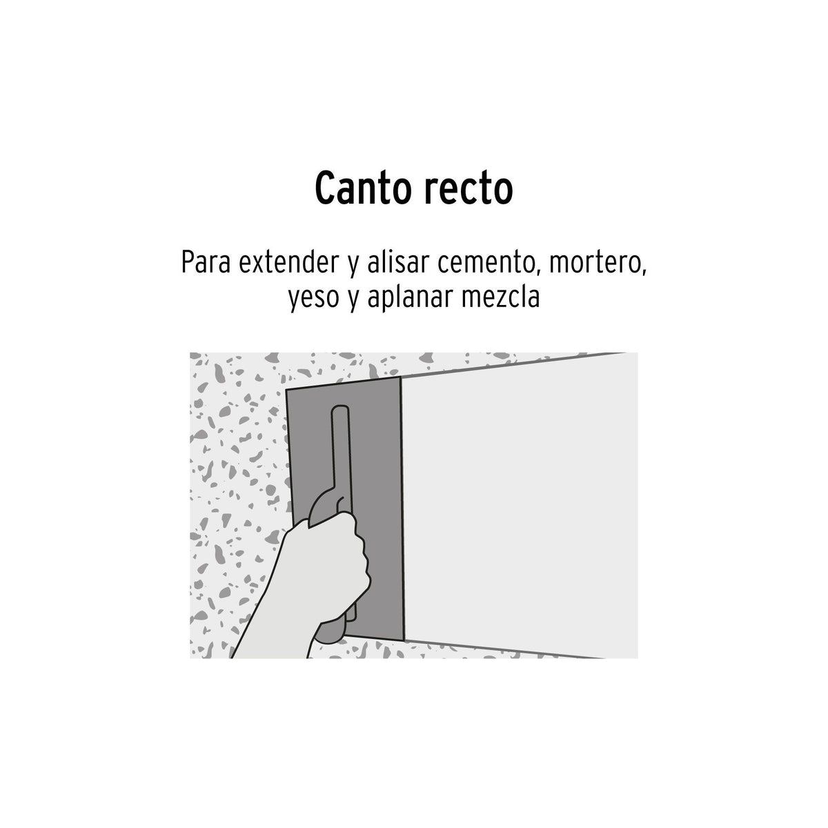 15406 LLANA 11”  CANTO RECTO TRUPER