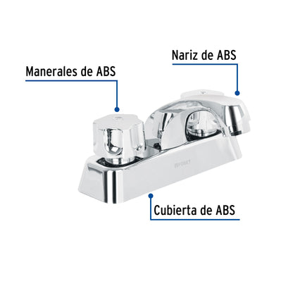 MEZCLADORA PLAST.PLAVABO 4MP-048