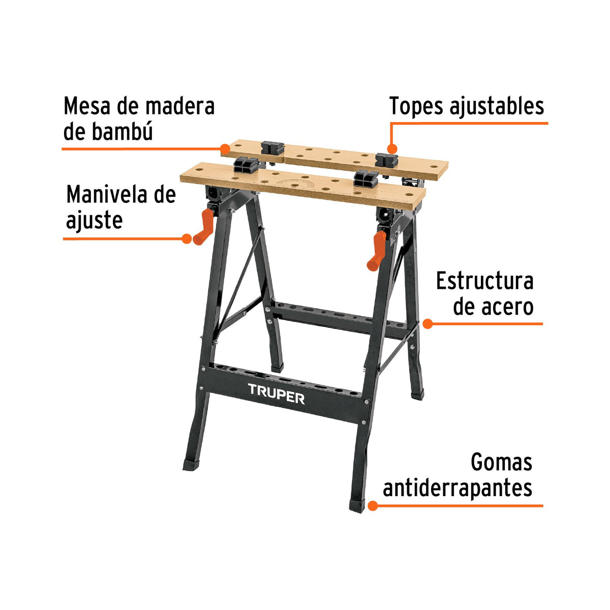 Mesa De Trabajo Multiusos Truper 103318