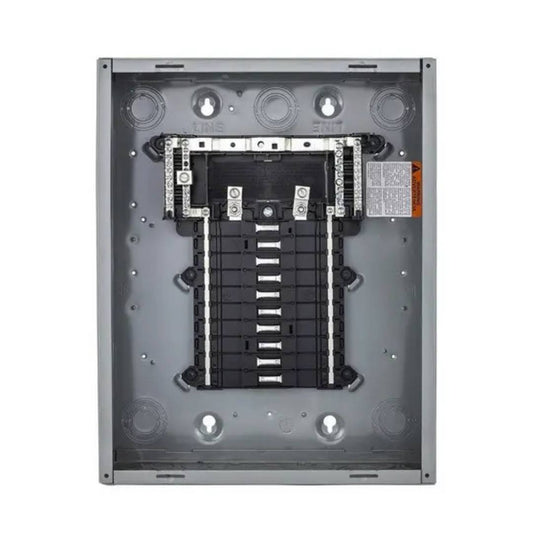 Centro De Carga Square D Qo120l125pg Gris 20 P Con Zap Principales 125 A Sin Tapa