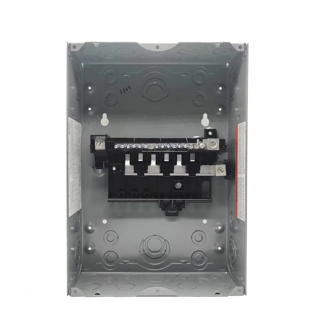 Centro De Carga 6 Polos Qo612l100f Empotrar Square D Color Gris
