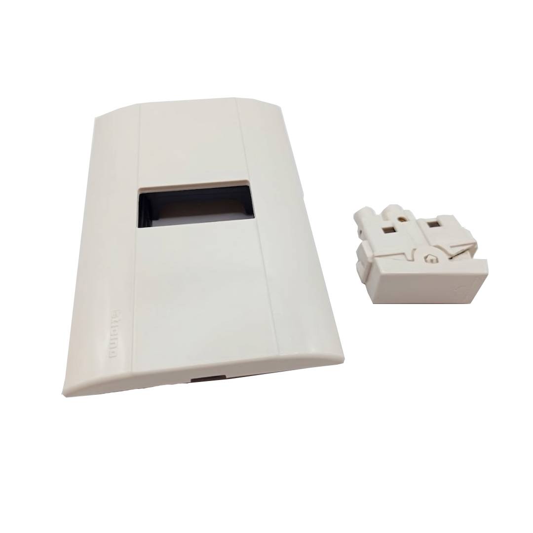 Pack 3 Placas Modus Marfil 1 Ventana Con Timbre