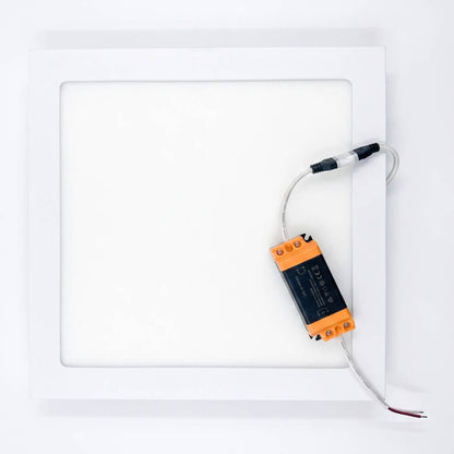 Luminaria Led Cuadrada Sobreponer 24w 6500k Luz Fria